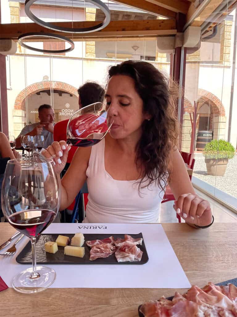 chiara carolei degustazione in cantina