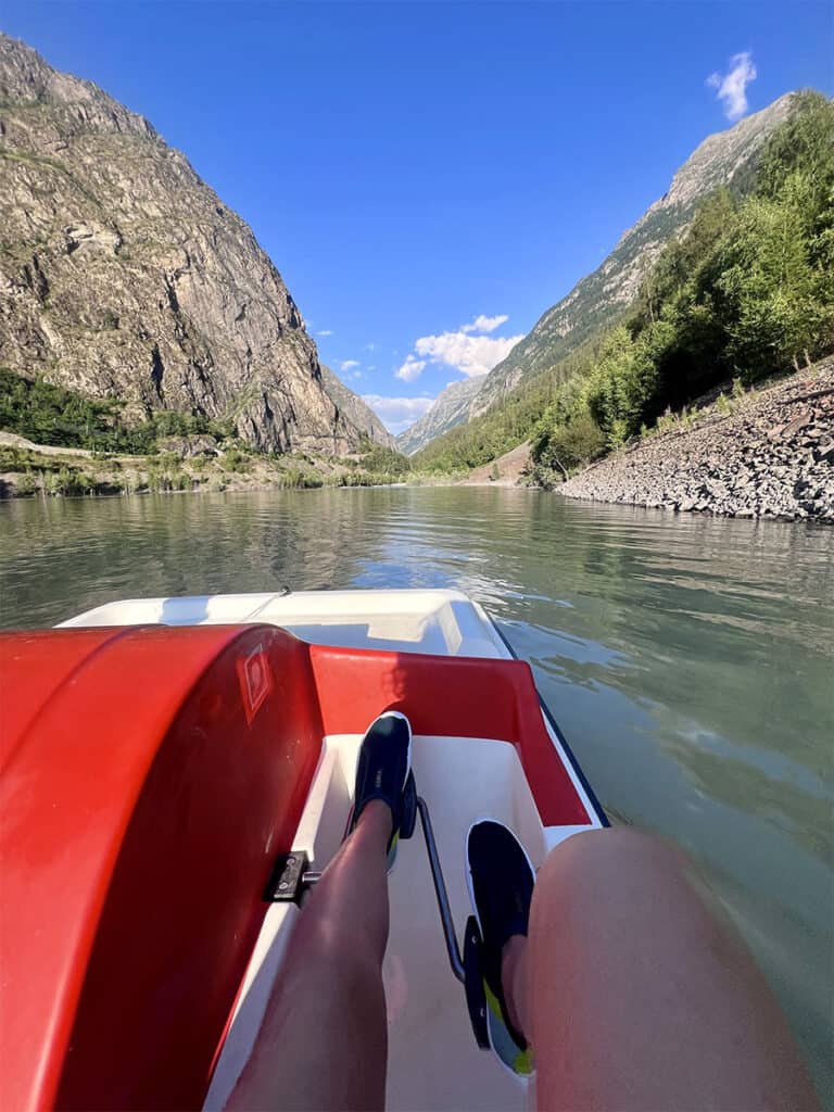 pedalò Lac du Chambon les 2 alpes